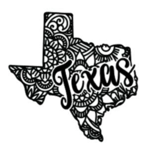 Texas Window Decal Sticker 5.5"